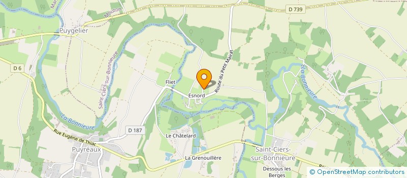 localisation de l'entreprise MONSIEUR ANTHONY DA COSTA  SAINT-CIERS-SUR-BONNIEURE