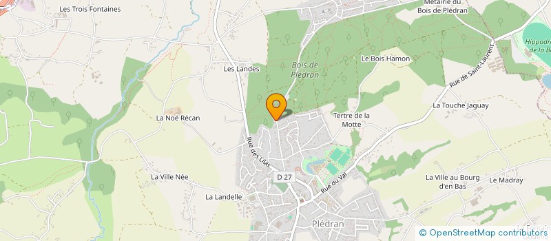 localisation de l'entreprise MONSIEUR ANTHONY DA COSTA CUNHA à PLEDRAN