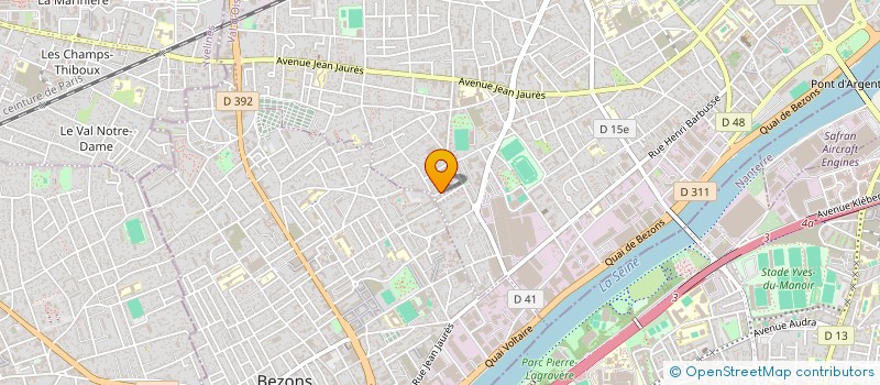 localisation de l'entreprise MONSIEUR ANTHONY DA COSTA FERREIRA  ARGENTEUIL