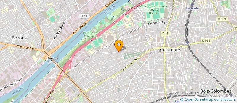 localisation de l'entreprise MONSIEUR ANTHONY DA COSTA GONCALVES à COLOMBES