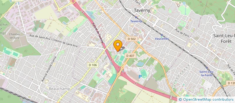 localisation de l'entreprise MONSIEUR ANTHONY DA COSTA PINTO à TAVERNY