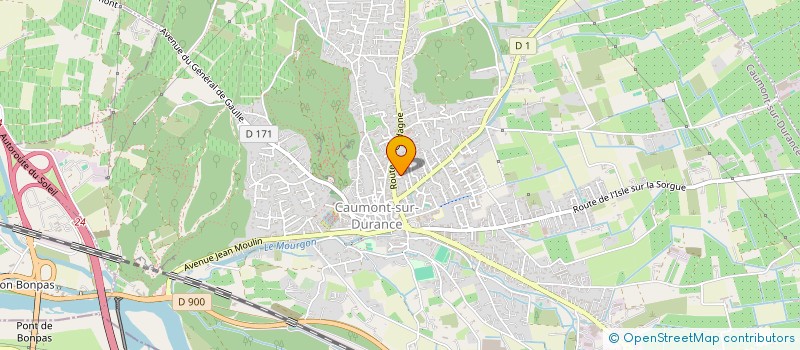 localisation de l'entreprise MONSIEUR ANTHONY DA CUNHA  CAUMONT-SUR-DURANCE