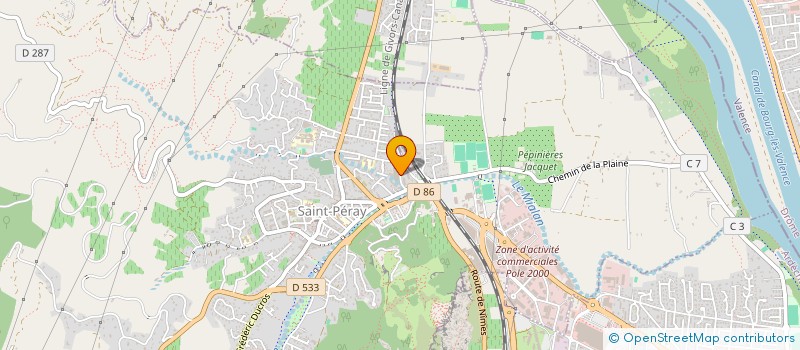 localisation de l'entreprise MONSIEUR ANTHONY DAGOT  SAINT-PERAY