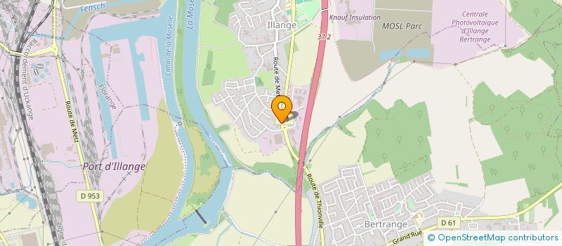 localisation de l'entreprise MONSIEUR ANTHONY DAL LAGO  ILLANGE