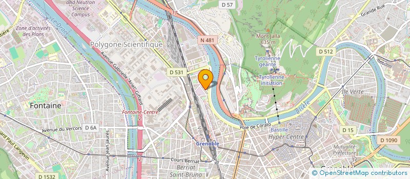 localisation de l'entreprise MONSIEUR ANTHONY DALL'AGNOLA à GRENOBLE