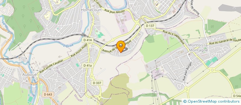 localisation de l'entreprise MONSIEUR ANTHONY DAMAS  HOMECOURT