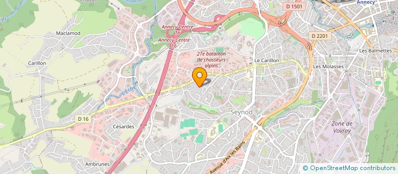 localisation de l'entreprise MONSIEUR ANTHONY DAMIENS à ANNECY