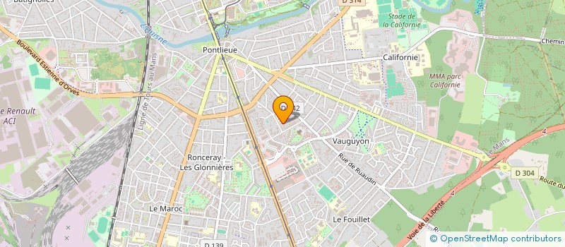 localisation de l'entreprise MONSIEUR ANTHONY DANEL  LE MANS