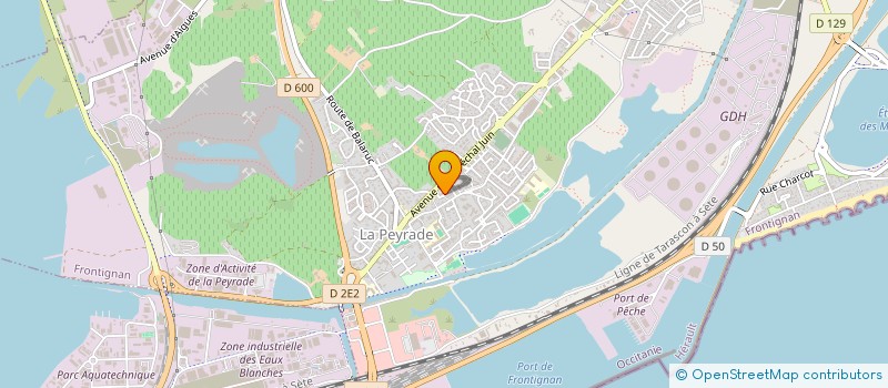 localisation de l'entreprise MONSIEUR ANTHONY DANET à FRONTIGNAN