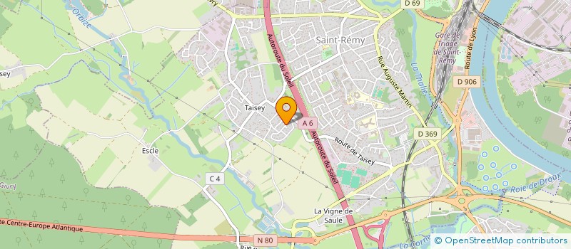 localisation de l'entreprise MONSIEUR ANTHONY DANJEAN  SAINT-REMY