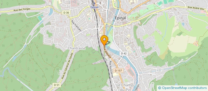 localisation de l'entreprise MONSIEUR ANTHONY DANZO à EPINAL