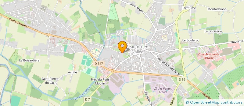 localisation de l'entreprise MONSIEUR ANTHONY DAUTEL à BRISSAC LOIRE AUBANCE