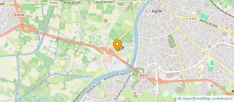 localisation de l'entreprise MONSIEUR ANTHONY DAVIS  AGDE