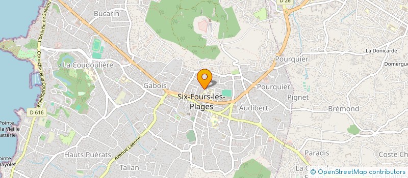 localisation de l'entreprise MONSIEUR ANTHONY DAVRANCHE à SIX-FOURS-LES-PLAGES
