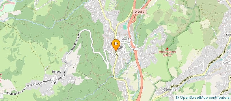 localisation de l'entreprise MONSIEUR ANTHONY DE CARVALHO  CHAMALIERES