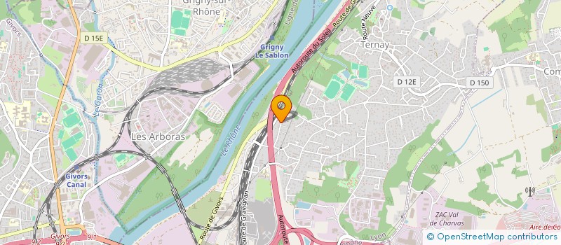 localisation de l'entreprise MONSIEUR ANTHONY DE OLIVEIRA  TERNAY