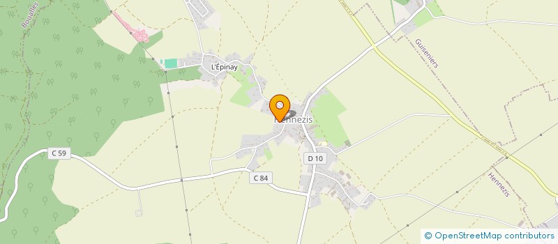 localisation de l'entreprise MONSIEUR ANTHONY DE SOUSA RODRIGUES  HENNEZIS