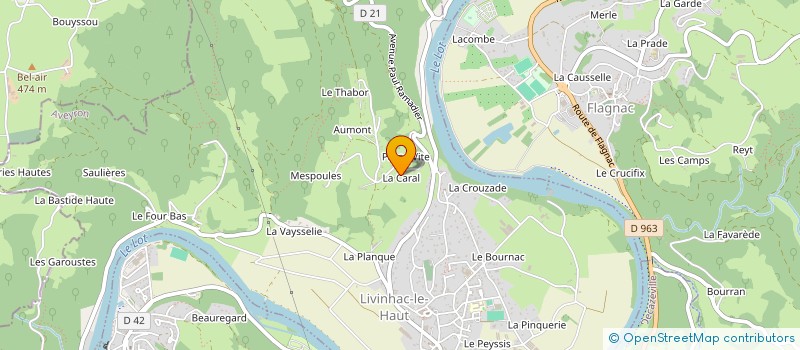 localisation de l'entreprise MONSIEUR ANTHONY DEALET  LIVINHAC-LE-HAUT