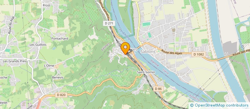 localisation de l'entreprise MONSIEUR ANTHONY DEARO  SERRIERES