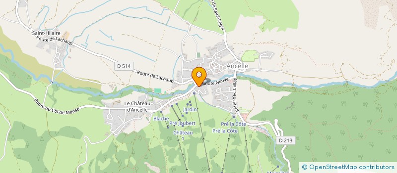 localisation de l'entreprise MONSIEUR ANTHONY DEBIAGE  ANCELLE