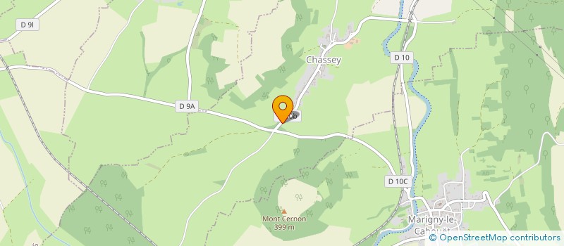 localisation de l'entreprise MONSIEUR ANTHONY DEBIERNE  CHASSEY