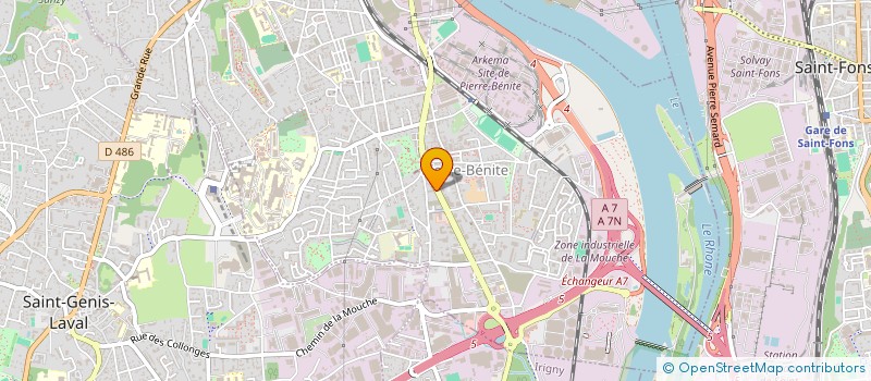 localisation de l'entreprise MONSIEUR ANTHONY DEBOUT  OULLINS-PIERRE-BENITE