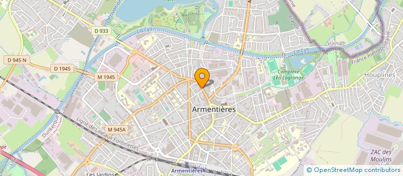 localisation de l'entreprise MONSIEUR ANTHONY DEBRABANT à ARMENTIERES