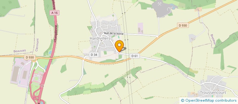 localisation de l'entreprise MONSIEUR ANTHONY DEBREUX  HARDIVILLERS
