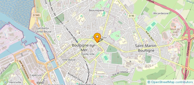 localisation de l'entreprise MONSIEUR ANTHONY DEBRUILLE à BOULOGNE-SUR-MER