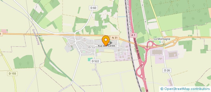 localisation de l'entreprise MONSIEUR ANTHONY DECORBIE  ARSY