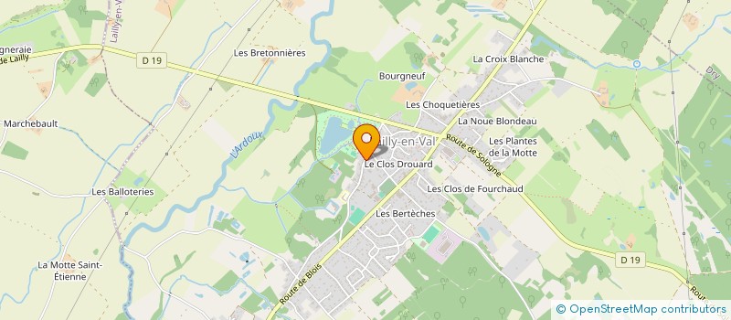 localisation de l'entreprise MONSIEUR ANTHONY DEJIRAUD à LAILLY-EN-VAL