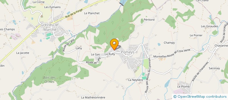 localisation de l'entreprise MONSIEUR ANTHONY DEL SIGNORE  POMEYS