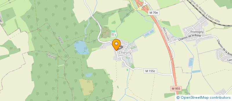 localisation de l'entreprise MONSIEUR ANTHONY DEL SORDO  CHESNY