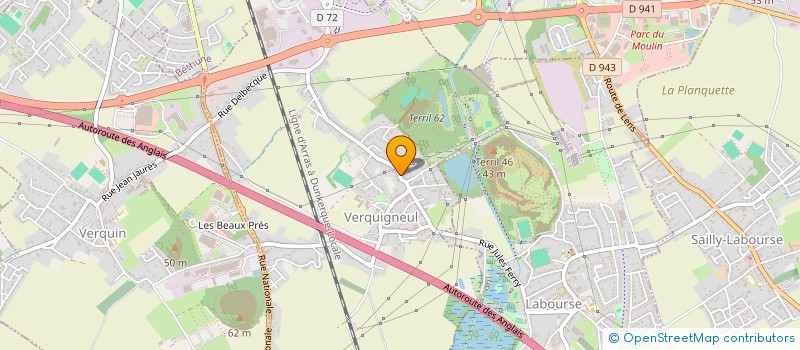 localisation de l'entreprise MONSIEUR ANTHONY DELAGE  VERQUIGNEUL