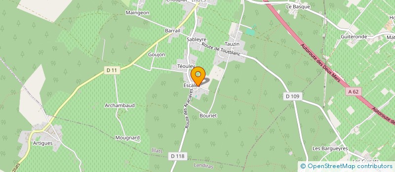 localisation de l'entreprise MONSIEUR ANTHONY DELAS  ILLATS