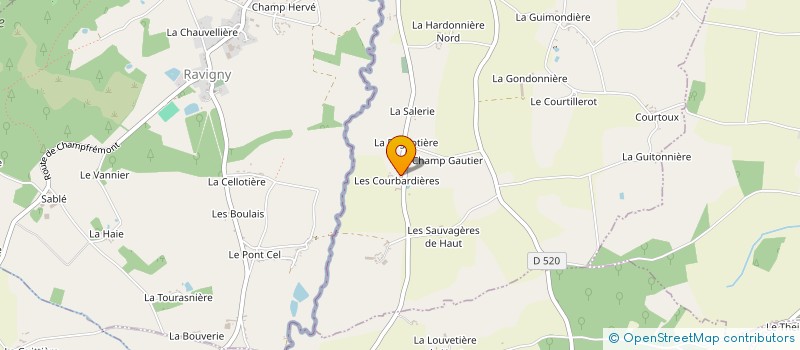 localisation de l'entreprise MONSIEUR ANTHONY DELAUNAY à SAINT-DENIS-SUR-SARTHON