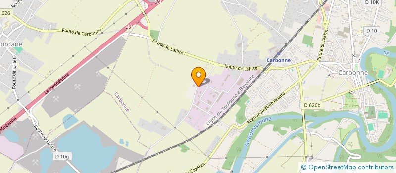 localisation de l'entreprise MONSIEUR ANTHONY DELAURIER  CARBONNE