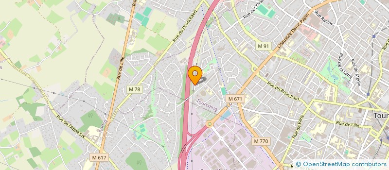 localisation de l'entreprise MONSIEUR ANTHONY DELAY  TOURCOING