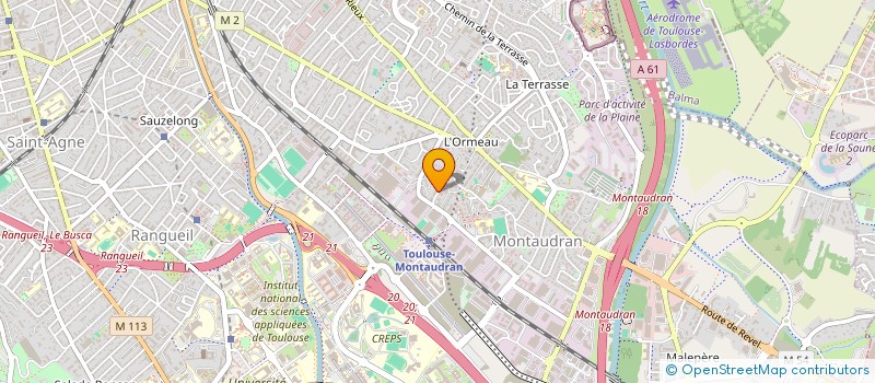 localisation de l'entreprise MONSIEUR ANTHONY DELCUROU à TOULOUSE