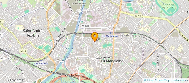 localisation de l'entreprise MONSIEUR ANTHONY DELEPIERE à LA MADELEINE