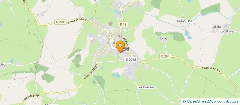 localisation de l'entreprise MONSIEUR ANTHONY DELERIS  GIAT