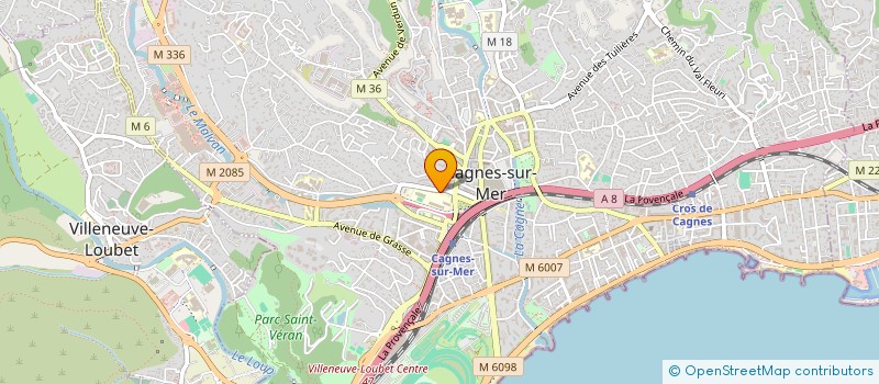 localisation de l'entreprise MONSIEUR ANTHONY DELHOMME à CAGNES-SUR-MER