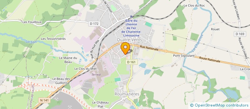 localisation de l'entreprise MONSIEUR ANTHONY DELIAS à TERRES-DE-HAUTE-CHARENTE