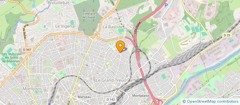 localisation de l'entreprise MONSIEUR ANTHONY DELLA-MUTA à LIMOGES