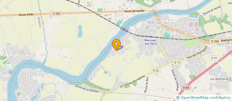 localisation de l'entreprise MONSIEUR ANTHONY DELMAS  MARSSAC-SUR-TARN