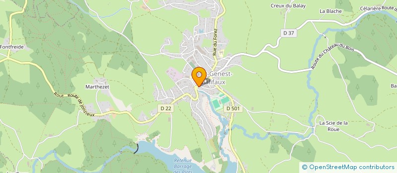 localisation de l'entreprise MONSIEUR ANTHONY DELOLME  SAINT-GENEST-MALIFAUX