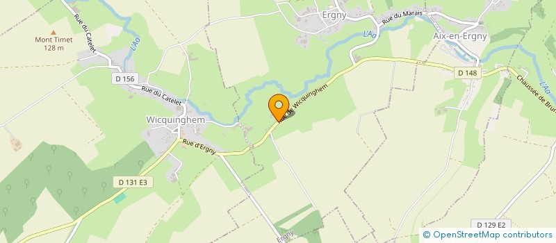 localisation de l'entreprise MONSIEUR ANTHONY DELPLANQUE  ERGNY