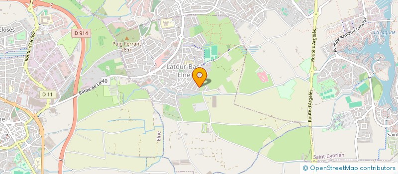 localisation de l'entreprise MONSIEUR ANTHONY DEMESTRE  LATOUR-BAS-ELNE