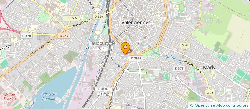 localisation de l'entreprise MONSIEUR ANTHONY DENAES à VALENCIENNES