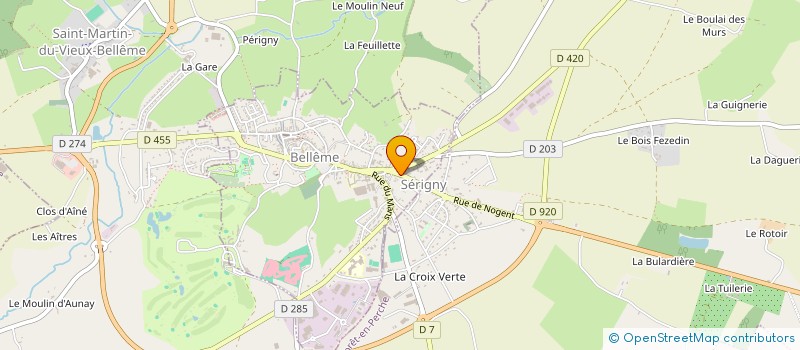 localisation de l'entreprise MONSIEUR ANTHONY DENIS à BELLEME